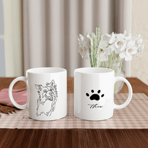 11oz Ceramic Mug Ceramic White